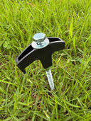 One screw in tent peg